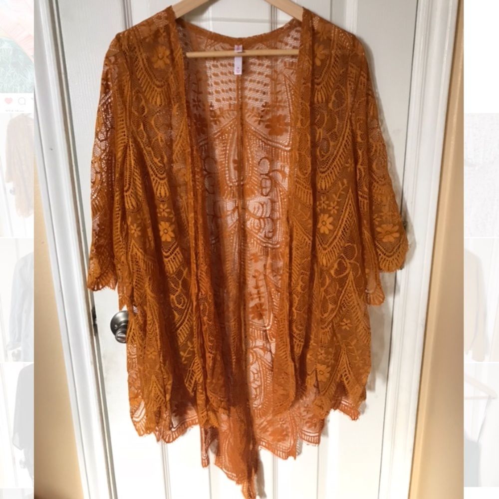 Mustard Kimono Worn Once